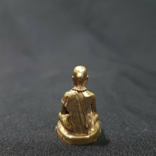 6x Jivaka Kumarabhrtra Doctor of Lord Buddha Brass Statue God of Health Amulet - Afbeelding 8 van 12