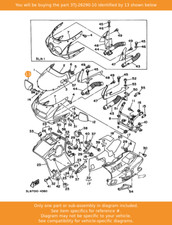 YAMAHA Rear View Mirror Assy