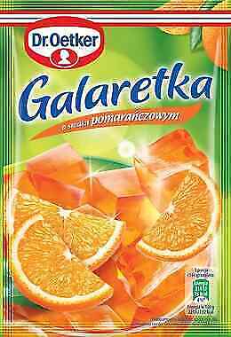 25 x Dr. Oetker Orange Götterspeise Galaretka Pomaranczowa Vegan  77 g