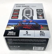 YADA 7 INCH LED CHASE LIGHT 360 Lumens IP67 [LM533858] Modes DOT Compliant