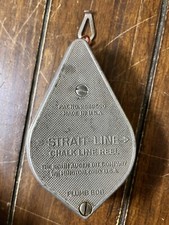 Carrete de línea de tiza Irwin Auger Bit Company de colección Strait-Line Plumb Bob