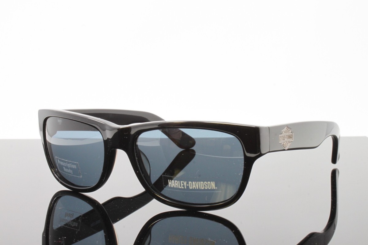 Harley Davidson men's sunglasses HDX803-BLK3 Black 55mm Blue Lens