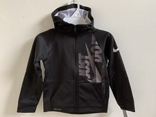 NWT Nike Little Boys Zip Hoodie Black Size 4