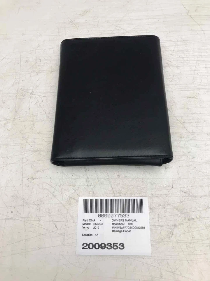 Libro manual del propietario BMW ⚡️ Se adapta a BMW 535I 2011-2013 Foto 4 de 4