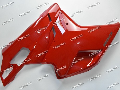 For 07-11 Ducati 1198/1098/848 Solid Red ABS Injection Mold Bodywork Fairing Kit - Picture 5 of 8
