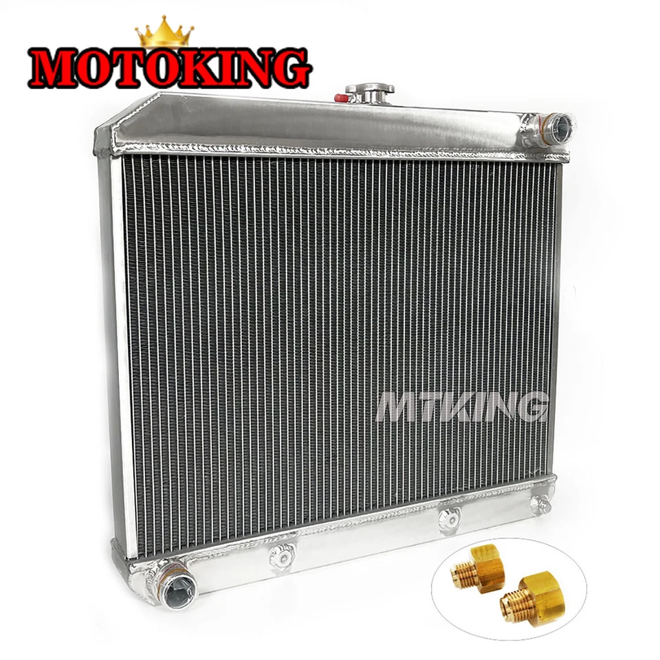 Radiador completo de aluminio para motor V8 Buick Riviera 1963-1965 65 64 63 6,6 L 7,0 L Foto 2 de 4