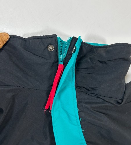 VTG 90’s Columbia Gadzooks Radial Sleeve Teal Color Block Mens Size XL - Picture 15 of 18