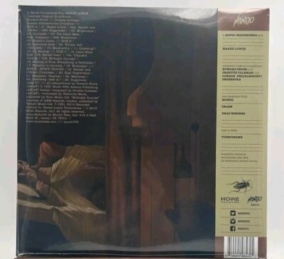 Naked Lunch Soundtrack Vinyl LP BUGPOWDER YELLOW Howard Shore