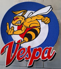 VESPA WASP LARGE REGGAE SKINS Oi! BACK PATCH MODS SCOOTERS SEW IRON ON