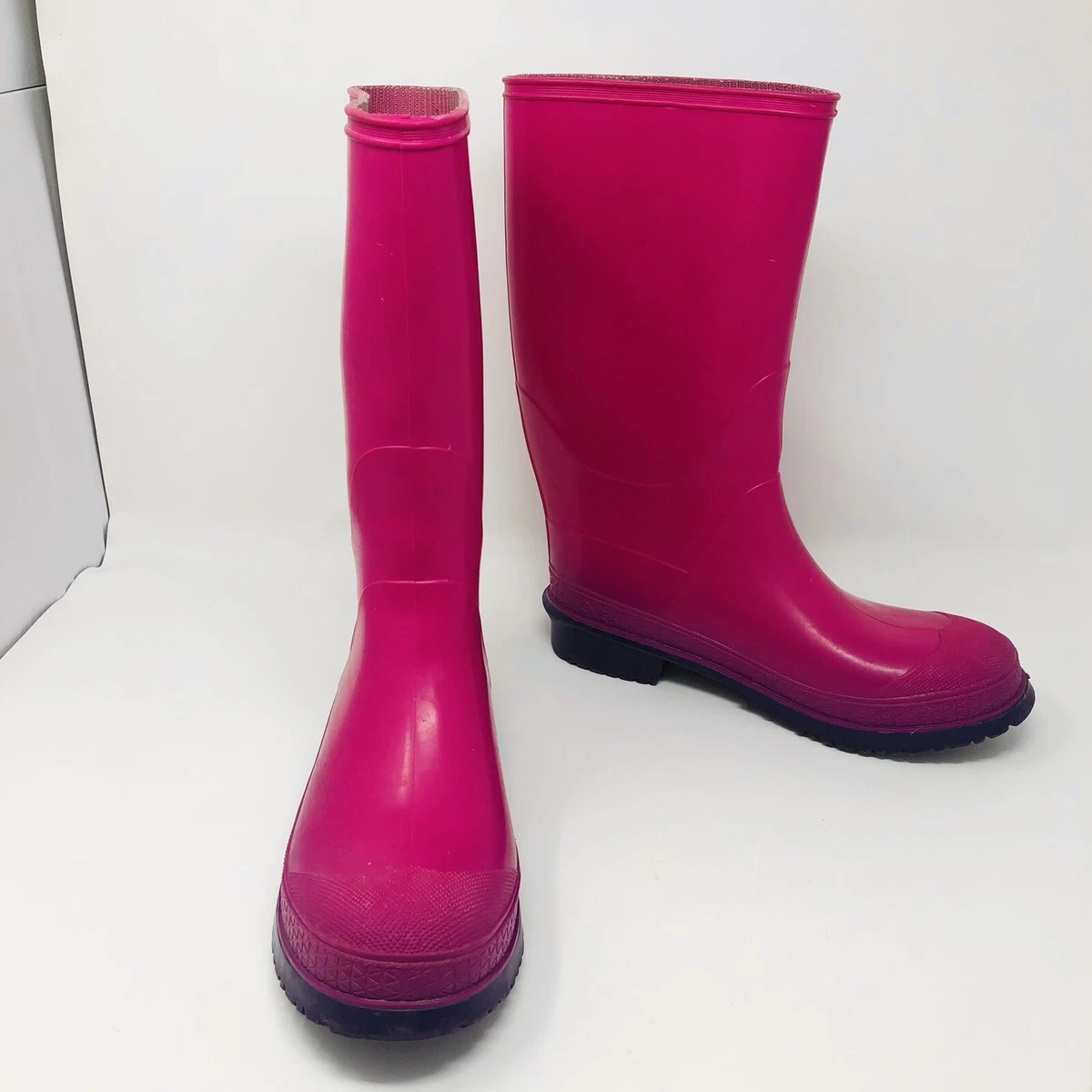 Hot pink rubber clearance boots