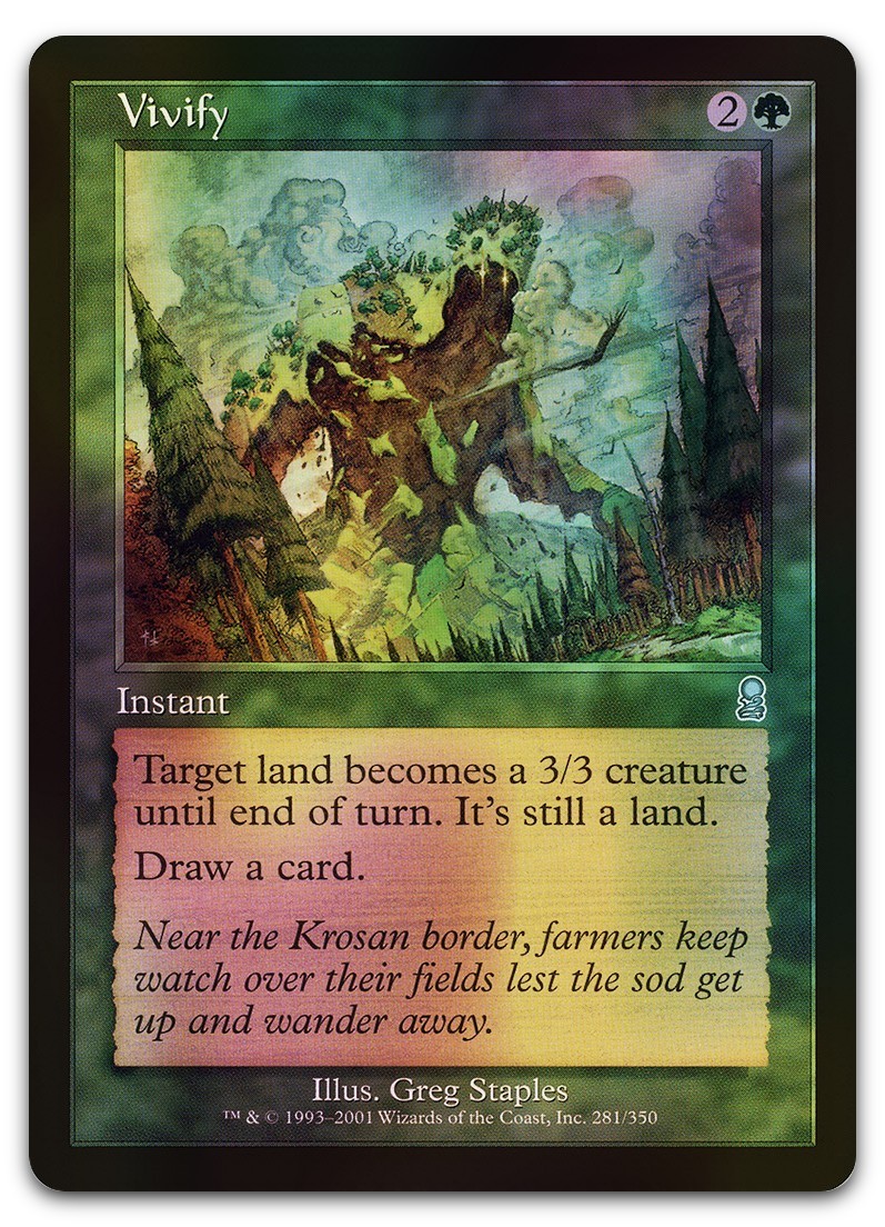 Vivify #281 (Foil) (LP) Odyssey ODY Magic MTG