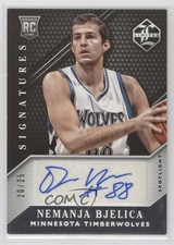 2015 Panini Limited Signatures Spotlight Silver 20/25 Nemanja Bjelica Auto 0n8h