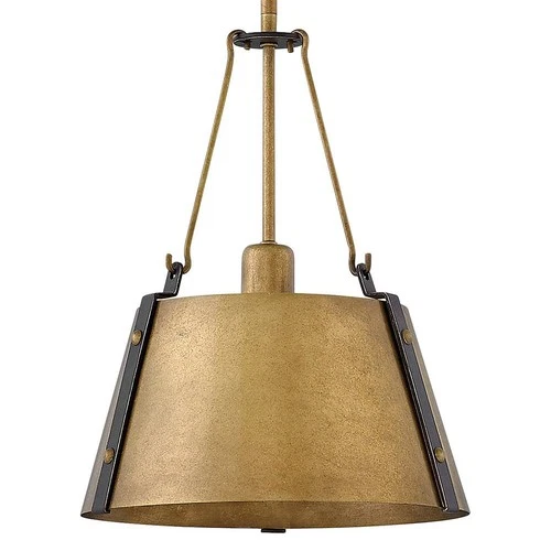 Hinkley Cartwright 11 1/2" Wide Rustic Brass Mini Pendant - Picture 4 of 10