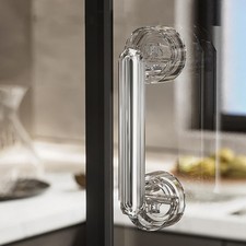 Waterproof Suction Cup Handle, Suction Cup Door Handle for Bathroom and Kitch...