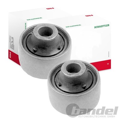 2X SCHAEFFLER FAG QUERLENKERLAGER BUCHSEN VORNE passend für FORD COURIER ESCORT 