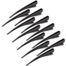 12 Pack Large Long Alligator Hair Clips for Styling Salon Sectioning Rust-Proof