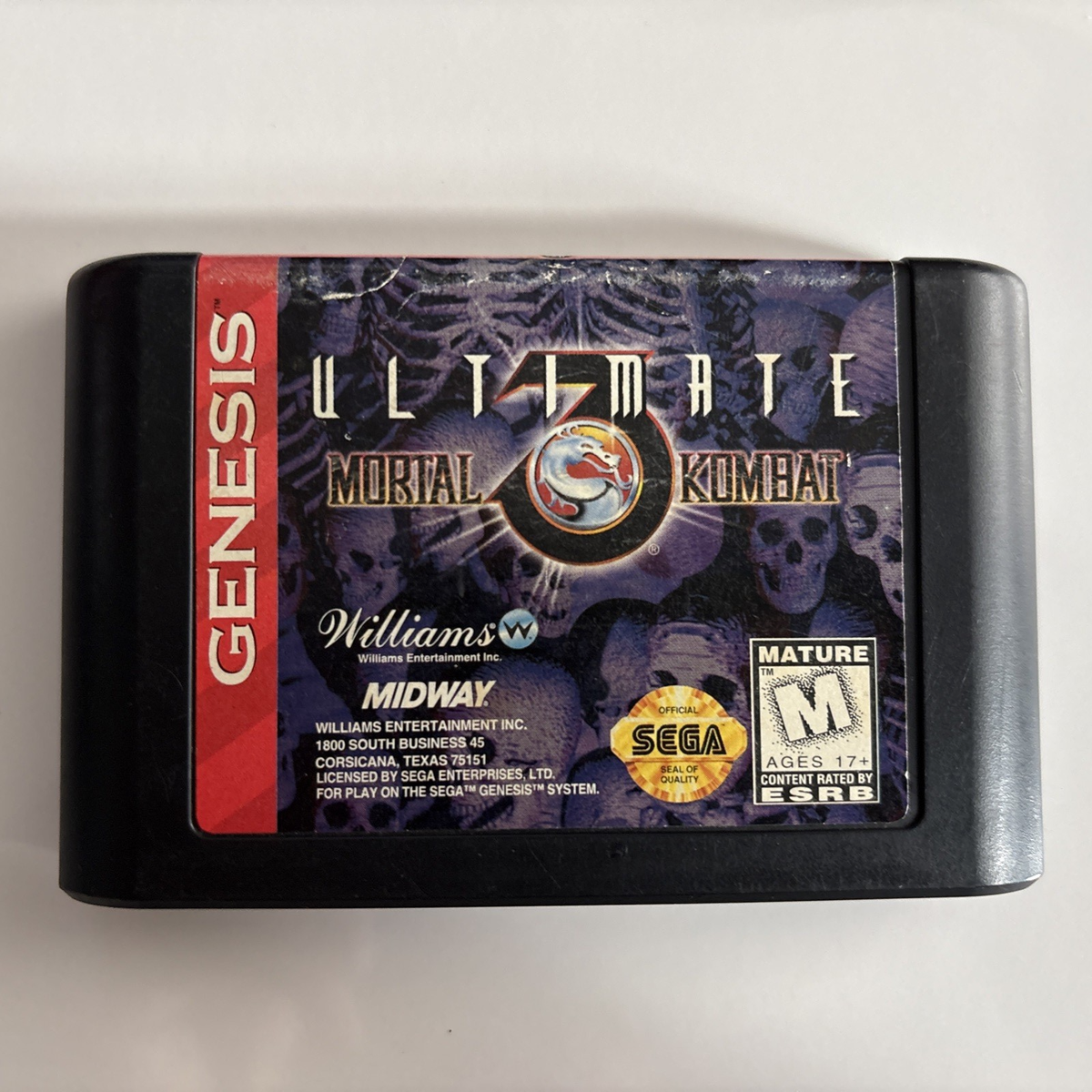Ultimate Mortal Kombat 3 Sega Genesis Authentic | eBay