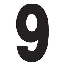 Factory Effex 03-0279 Fx 2015 Numbers Pro 5" Black 9