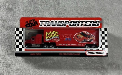 Todd Bodine Fiddle Faddle Racing 1993 Superstar Transporter Matchbox Nascar New