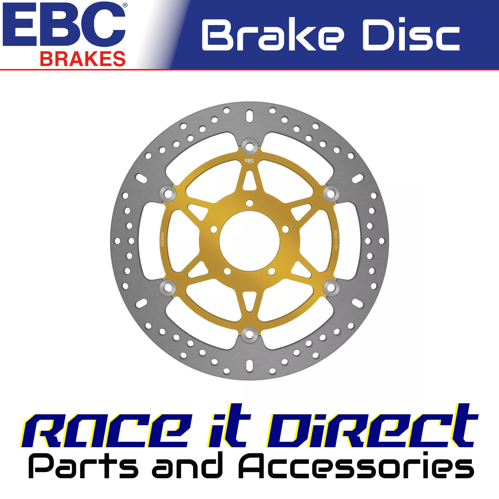 Brake Disc for DUCATI 800 SCRAMBLER FULL THROTTLE ABS 2015-2021 Front Steel EBC