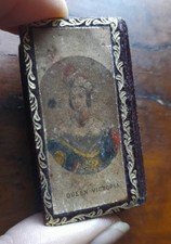 RARE MINIATURE DOLLS HOUSE QUEEN VICTORIA CORONATION ANTIQUE BOOK BOX 1837