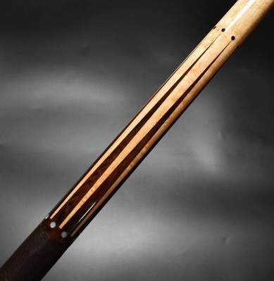 Adam Cue Helmstetter 80s 8-Point 18 Tooth Lizard Leather Pool Cue