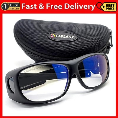 CARLANY CO2 Laser Eye Protection Glasses, 9000nm-11000nm / 10600nm Wavelength...