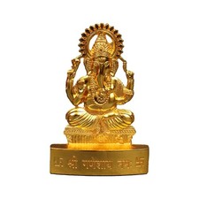 Ganesh Idol Energized Ganesha Statue Ganpati Idol Hindu God Murti 6 Cm Height