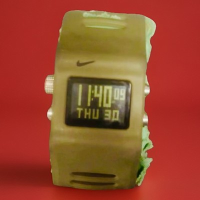 Rare Nike Anvil Digital GreenSquare Unisex Sports Watch Innovative Design WC0019
