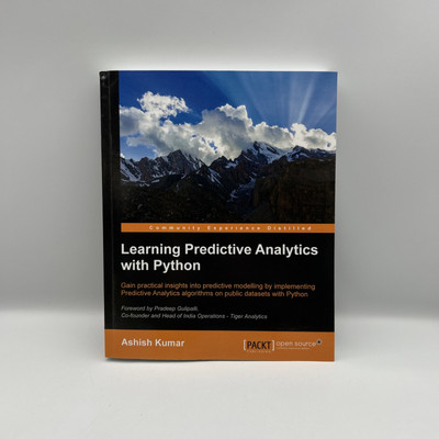 Learning Predictive Analytics with Python Book by Ashish Kumar 2016