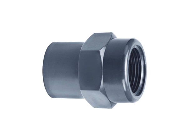 "Vdl (16 Bar) Pvc Muffe Einseitig Innengewinde 2\", Einseitig Innengewinde 1 1/2\""-image