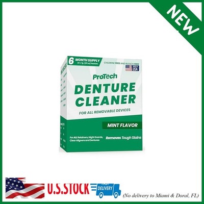 Pro Tech Retainer Cleaner - 180-220 Cleanings (0.17 Per Cleaning) 22 Pack/6 Mont