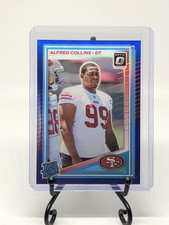 Alfred Collins 2025 Panini Donruss Optic #237 Rated Rookies Blue #/249 49ERS