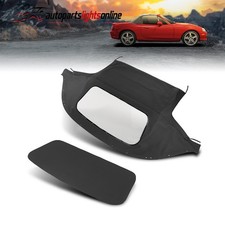 Fit For 1990-2005 Mazda Miata Black Convertible Soft Top With Plastic Window Fit For 1990-2005 Mazda Miata Black Convertible Soft Top With Plastic Window