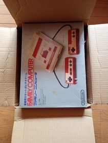 Nintendo Famicom Console Lot of 4 Box Manual AC Adapter Junk