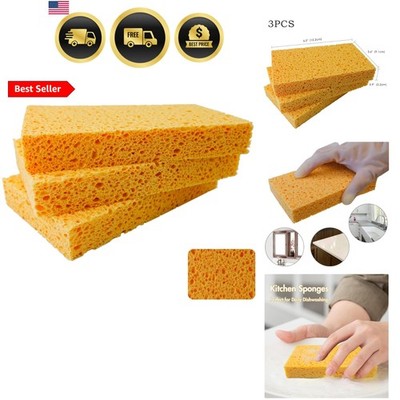 6 x 3.6 x 0.9 Inch SP-T22 Large Sponge, Kitchen Sponges, Handy Sponges, Cellu...