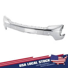 Bumper Face Bar Fits For 2019-2021 Chevy Silverado 1500 W/ Sensor Hole NEW Steel