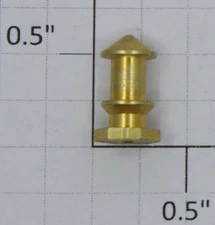 Lionel 253-1 Standard Gauge Medium Brass Whistle with #4-36 Thread