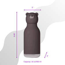 Brown Bear Asobu Bestie Kids Water Bottle