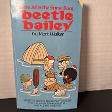 We're All in the Same Boat Beetle Bailey by Mort Walker Tempo Books 5561 US Army