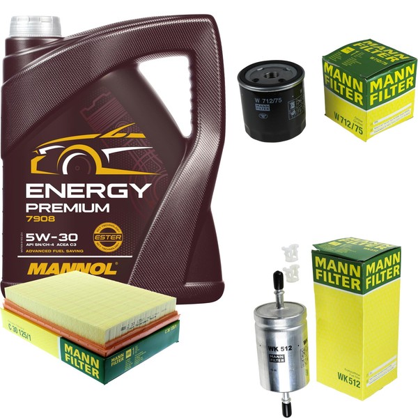Inspektionspaket 5L Mannol Energy Premium 5W-30 FüR Opel Meriva Tigra Twintop-image