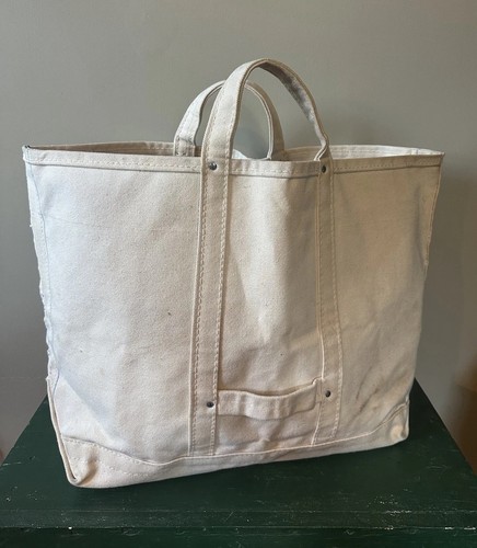 Vintage Canvas Lineman Utility Tool Bag, Rivets, Heavy Duty