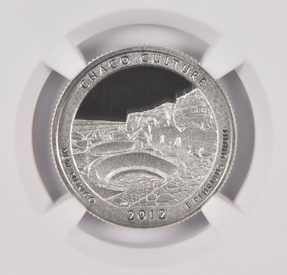 2012-S PF70 Chaco Silver Quarter US Mint Limited Edition Set NGC *5748 - Image 3 of 4
