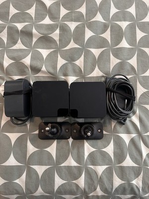 Pair of 2 HTC Vive VR Base Stations 1.0 w/ Power Adapters