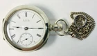 ANTIQUE WALTHAM P.S. BARTLETT MECHANICAL POCKET WATCH - AS/IS / FOR REPAIR