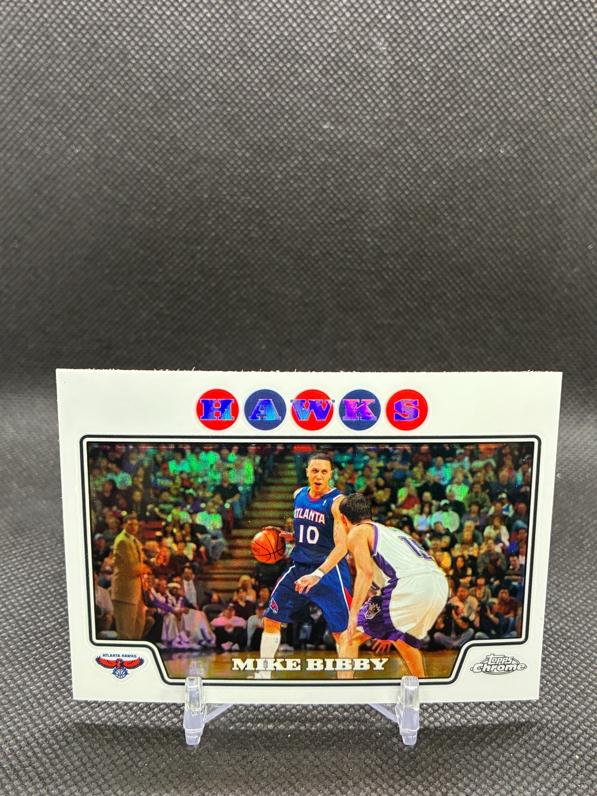 Mike Bibby 2008-09 Topps Chrome #152 Refractor Atlanta Hawks
