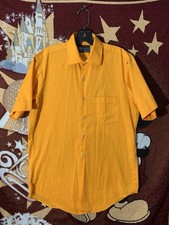 VTG Fruit of the Loom Xanadu Shirt Short Sleeve Button Up 60s USA MADE