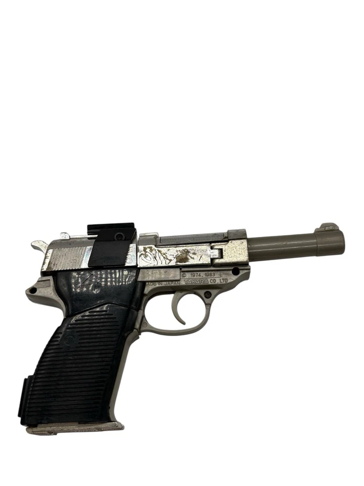 Pistola de colección 1983 Megatron G1 Transformer Walther P38 Takara Japón con instrucciones Foto 4 de 4