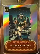 2024 Panini Donruss Optic Uptowns Saquon Barkley #17 Philadelphia Eagles 