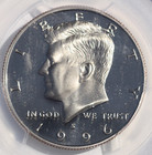 1996 S PCGS PR69DCAM Kennedy Half Dollar — photo 2
